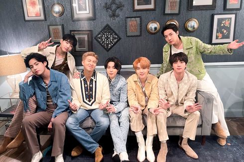 Heboh, RM BTS Tanyakan Masalah ARMY saat Hadir di The Late Late Show with James Corden