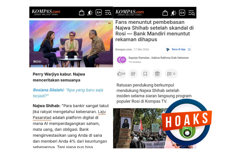 INFOGRAFIK: Hoaks Perry Warjiyo Kabur Saat Debat dengan Najwa Shihab, Cek Faktanya