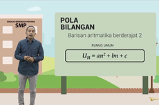 Pola Bilangan Aritmatika Berderajat Dua