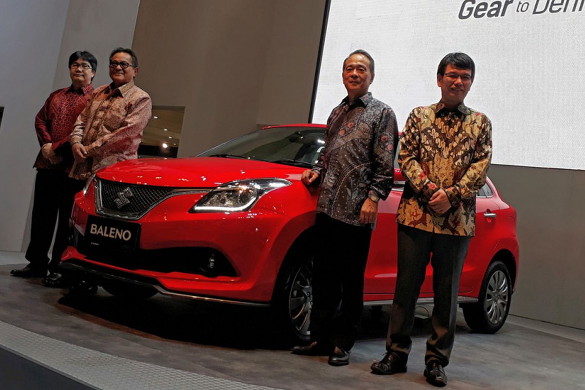 KompasOtomotif-Suzuki Baleno hatchback resmi meluncur di GIIAS 2017.