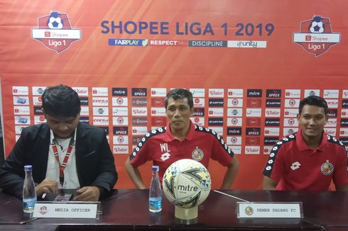 Liga 1, Dedi Gusmawan Optimistis Semen Padang Segera Akhiri Paceklik Kemenangan