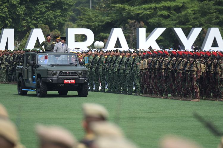 Prabowo Bentuk 6 Kodam dan 198 Satuan Baru di TNI, Ini Daftarnya