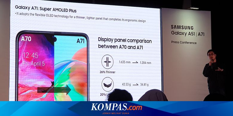 Alasan Bodi Galaxy A71 Bisa Lebih Ramping Dari Galaxy A51