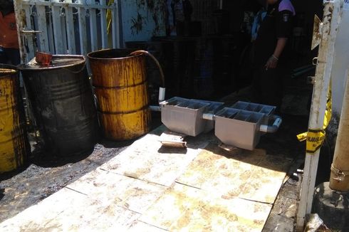 Alat Separator Dipasang di Semburan Minyak dan Gas di Rumah Warga di Surabaya
