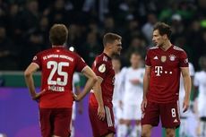 Hasil DFB Pokal Moenchengladbach Vs Bayern: Die Roten Hancur 0-5!