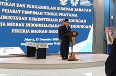 Lantik 33 Pejabat Eselon II, Menteri Pelindung PMI Ingatkan Tak Korupsi dan Judi "Online"