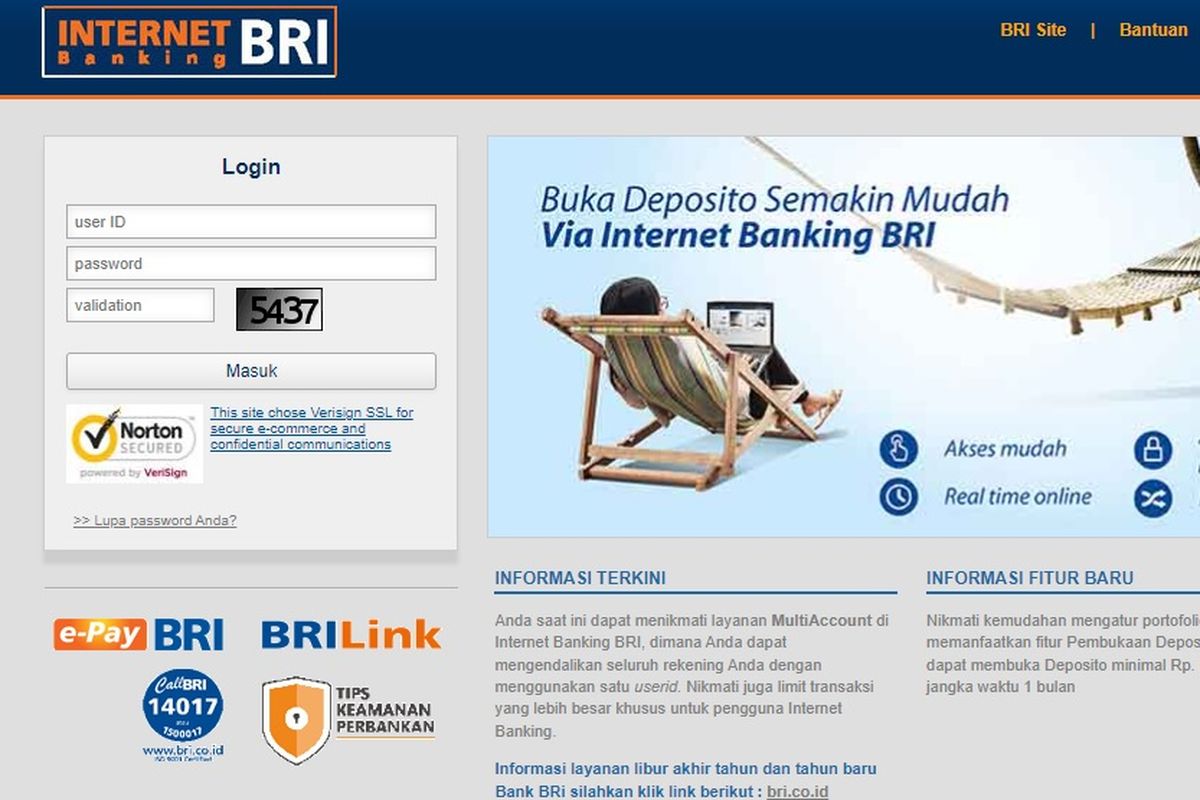 Cara daftar internet banking BRI atau BRI internet banking dengan mudah dan praktis