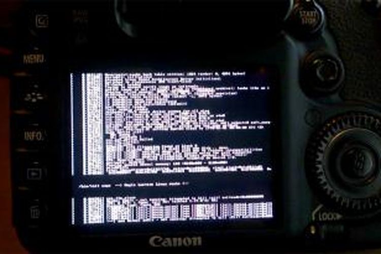 Linux berjalan di kamera DSLR Canon