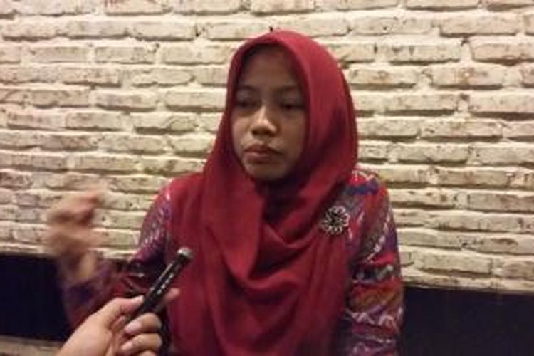 Direktur Eksekutif Perkumpulan Pemilu untuk Demokrasi (Perludem) Titi Anggraini, saat ditemui di Menteng, Jakarta Pusat, Kamis (20/8/2015).
