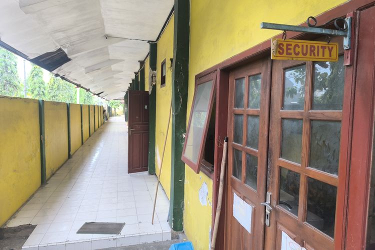 Ini tampak depan Gedung Eks Akper Pamekasan yang dipilih menjadi lokasi Sekolah Rakyat di Pamekasan, Minggu (6/72025)