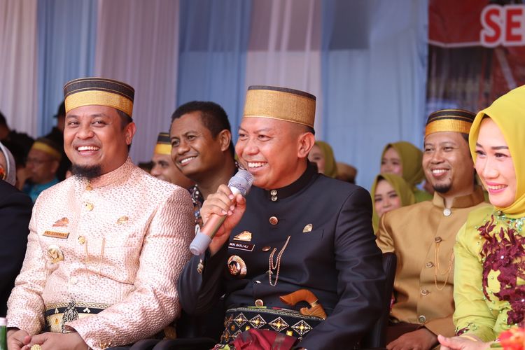 Wakil Gubernur Sulsel Andi Sudirman Sulaiman dalam Peringatan Hari Jadi ke-414 Selayar, Jumat (29/11/2019)