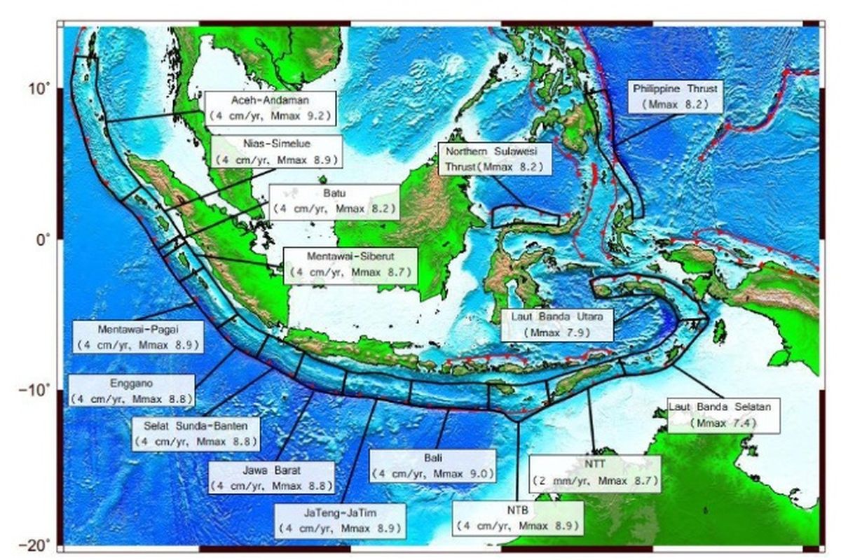 Berdasarkan analisis buku pemutahkhiran sumber dan peta gempa di Indonesia, bila gempa bumi bermagntudo 8,9 terjadi di segmen megathrust Nias Mentawai, kemungkinan besar akan diikuti tsunami. Gelombang tsunami bisa tiba di daratan Kepulaun Nias dalam hitungan kurang dari 7 menit.
