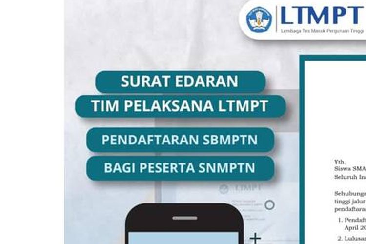 Surat edaran LTMPT soal SBMPTN