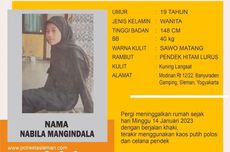 Tinggalkan Rumah sejak 14 Januari 2024, Gadis 19 Tahun Ini Hilang