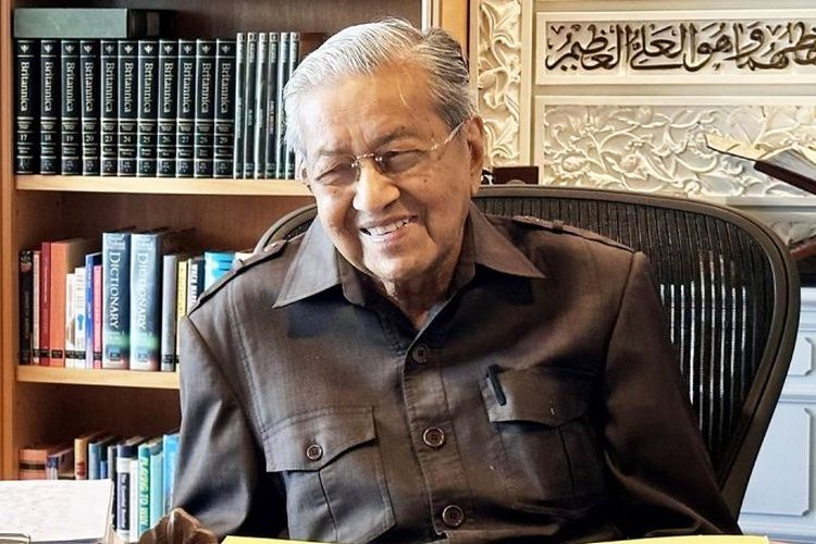 Mantan Perdana Menteri Malaysia Mahathir Mohamad. 