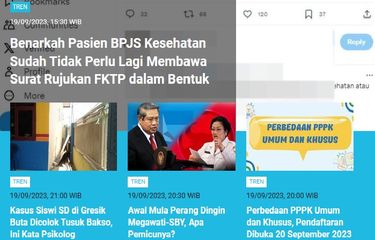 Populer Tren 20 September 2023
