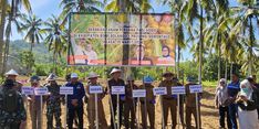 Cegah Krisis Pangan, Kementan Lakukan Kick Off Padi Gogo di Lahan Kebun Kelapa Bone Bolango