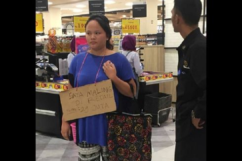 Perempuan di Aeon Mal Cakung Tiga Kali Curi Susu Kaleng Seharga Total Rp 29 Juta