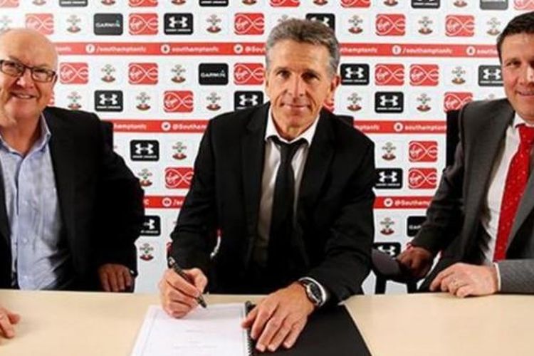Claude Puel resmi menjadi manajer baru Southampton pada Kamis (30/6/2016). 