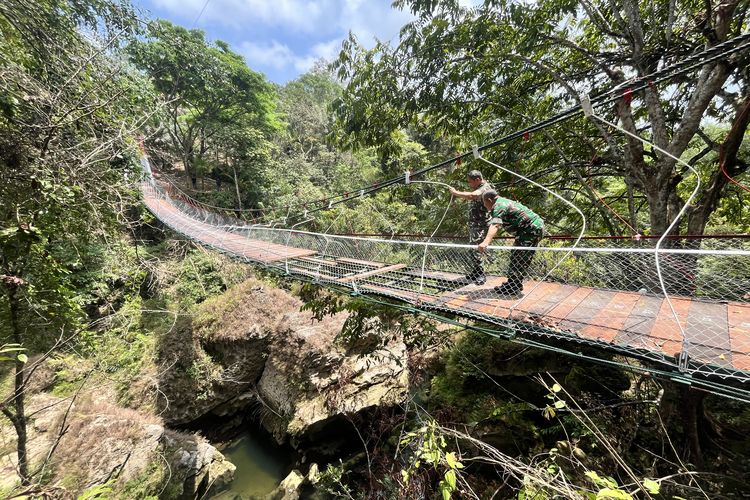 Kunjungi Jembatan Pongpet Pangandaran, KSAD Ungkap Biaya Renovasi dan Evaluasi Pembangunan