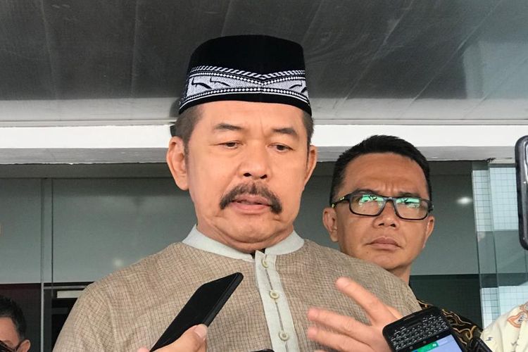 Jaksa Agung Sanitiar (ST) Burhanuddin di Kompleks Kejaksaan Agung, Jakarta Selatan, Jumat (25/10/2019).
