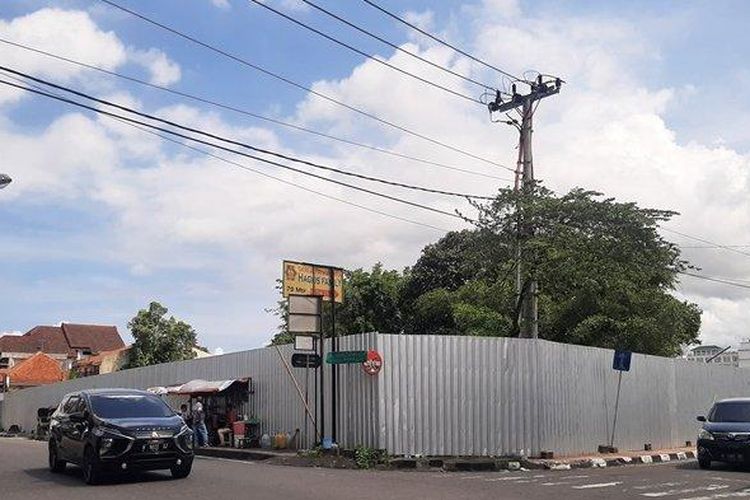 
Lahan yang direncanakan dibangun apartemen yang menyeret nama mantan Wali Kota Yogyakarta Haryadi Suyuti, Jumat (3/6/2022) 
