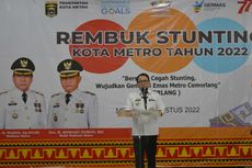 Dukung Penurunan Stunting, Walkot Mahdi Gelar Acara “Rembuk Stunting Kota Metro 2022”