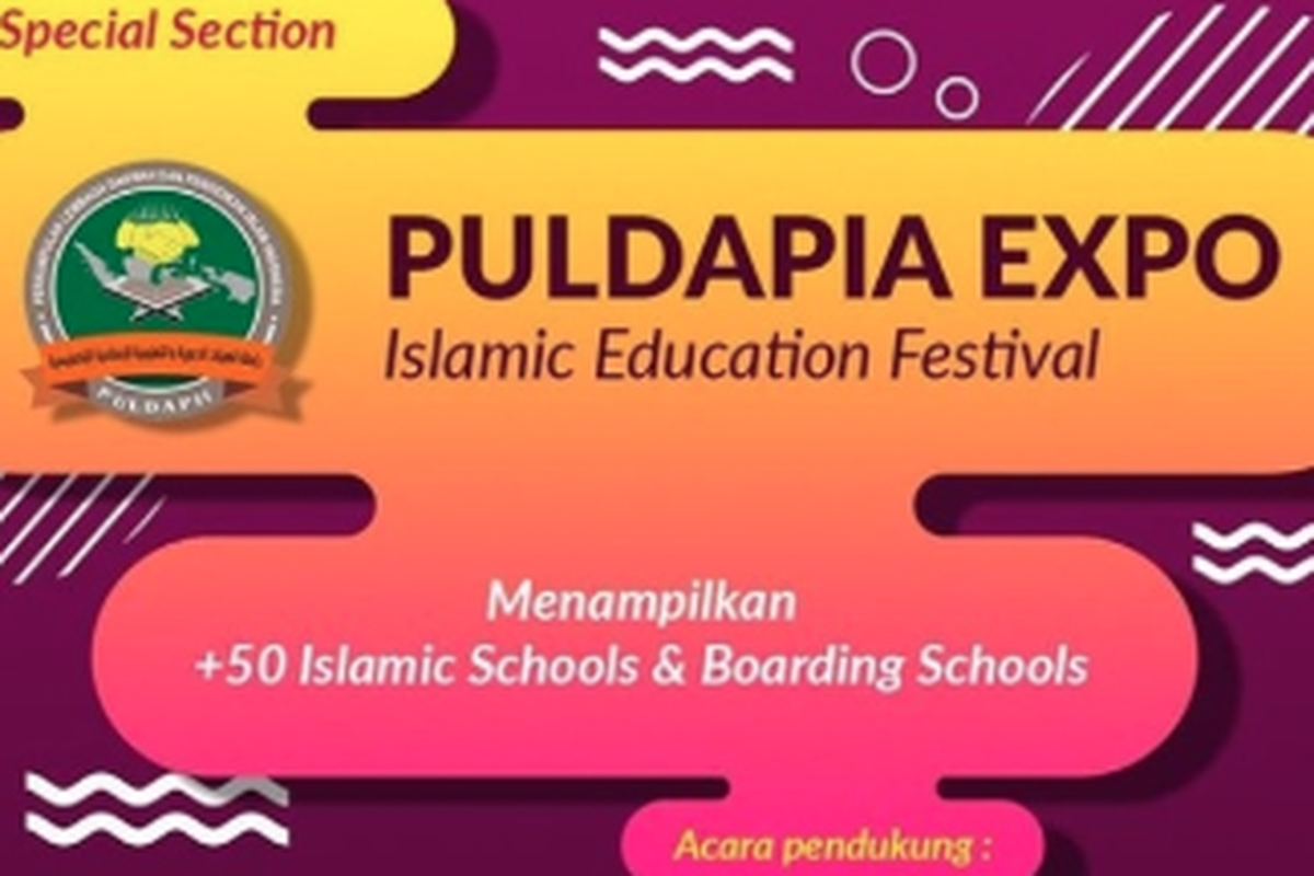 Acara Islamic Education Fair, Puldapia Expo 2019? akan digelar pada 30 Agustus - 1 September 2019 di JCC, Jakarta bersamaan dengan ?Job fair? dan Olimpiade Halal bertajuk ?Produk Halal Pilihan Generasi Millenial? yang akan diikuti 2.000 siswa SMA/sederajat se-Jakarta.