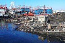 Kapal Nelayan di Muara Baru Diduga Terbakar karena Korsleting