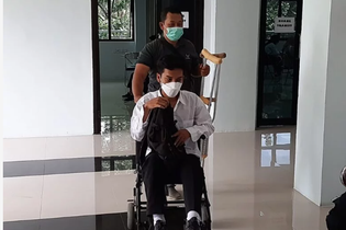 Cerita Dedy, Ikut UTBK di Unej dengan Kondisi Otot ACL Robek