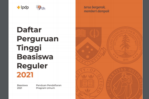 Daftar Universitas Luar Negeri Tujuan Beasiswa LPDP Reguler 2021