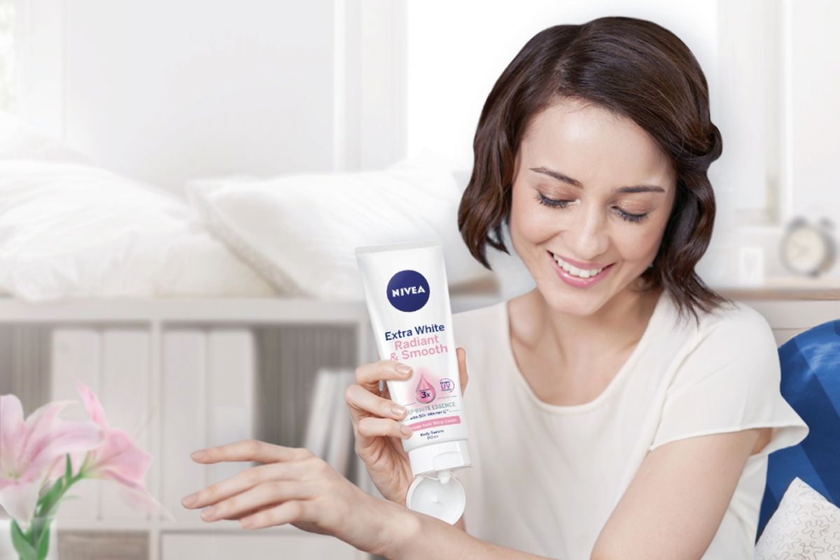 Pelembab tubuh terbaru dari Nivea untuk mencerahkan kulit.