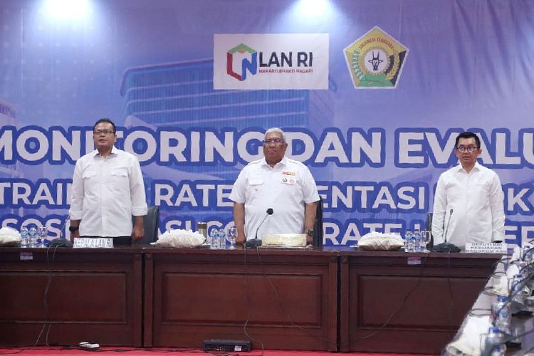 Lembaga Administrasi Negara (LAN) menggelar acara Advokasi Corporate University (Corpu) Instansi, Sosialisasi Training Rate dan Kebijakan Orientasi Pegawai Pemerintah dengan Perjanjian Kerja (PPPK) di Kendari, Sulawesi Tenggara (Sultra), Selasa (13/9/2022).