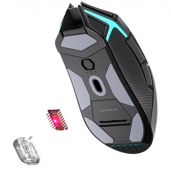 Nightsabre memiliki sensor optis Corsair Marksman dengan resolusi tertinggi 26.000 DPI.