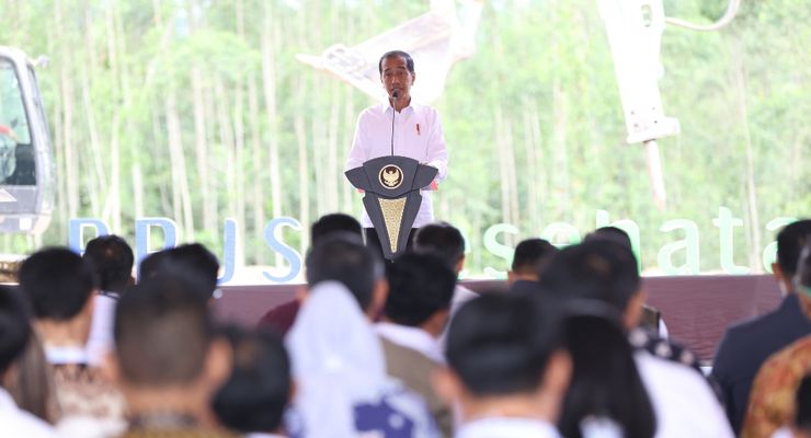 Jokowi "Groundbreaking" Gedung BPJS Kesehatan di IKN, Total Investasi Rp 1 Triliun