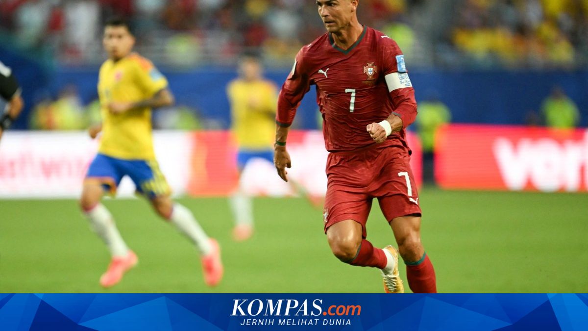 Hasil HT Kolombia Vs Portugal 0-0: Ronaldo dkk Dikepung, Sulit Cetak Gol