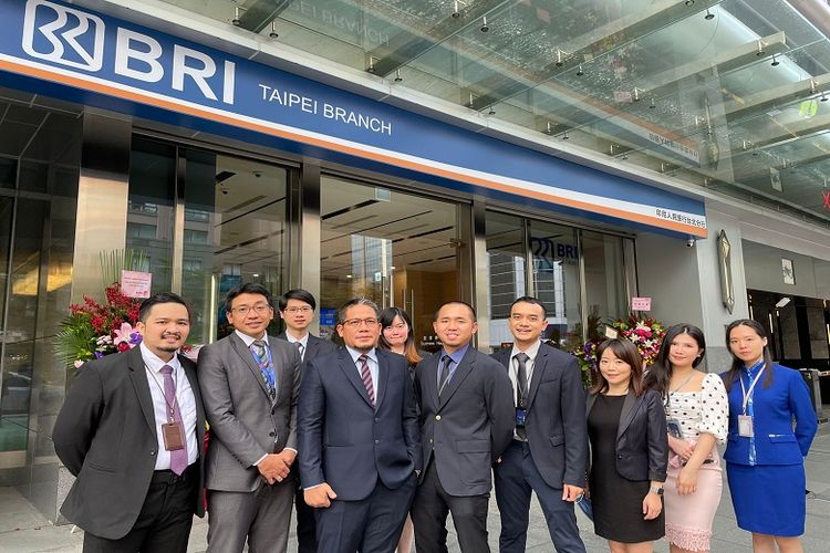PT Bank Rakyat Indonesia (Persero) Tbk atau BRI resmi membuka kantor cabang di Taipei, Taiwan, Selasa (30/11/2021).