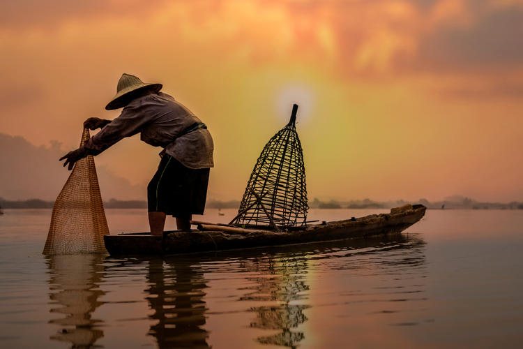 Ilustrasi nelayan