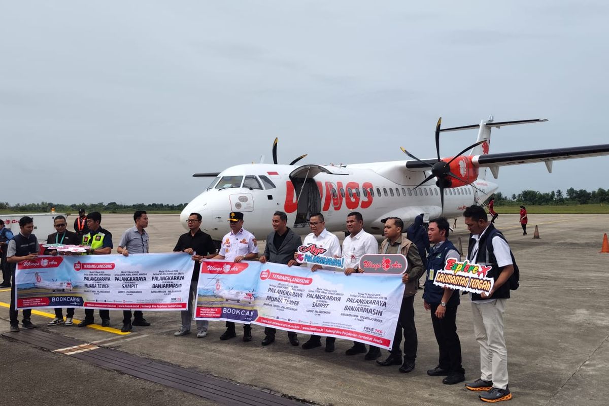 Sambut Mudik Lebaran, Penerbangan Baru Antardaerah di Kalteng Mulai  Beroperasi