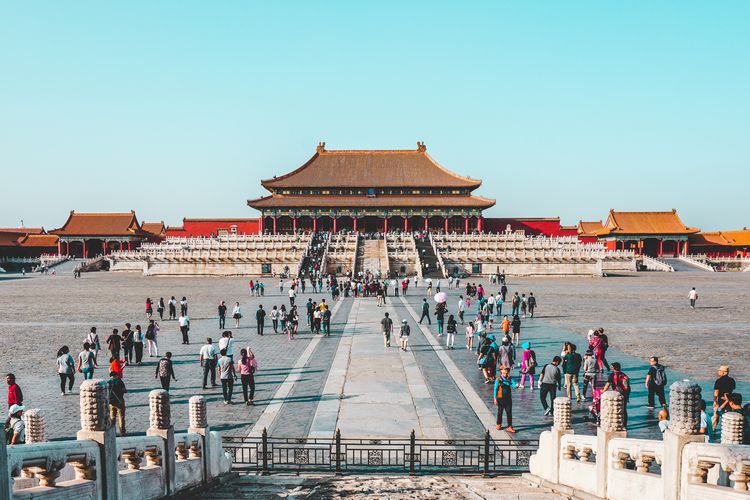 Ilustrasi Forbidden City atau Kota Terlarang di China.