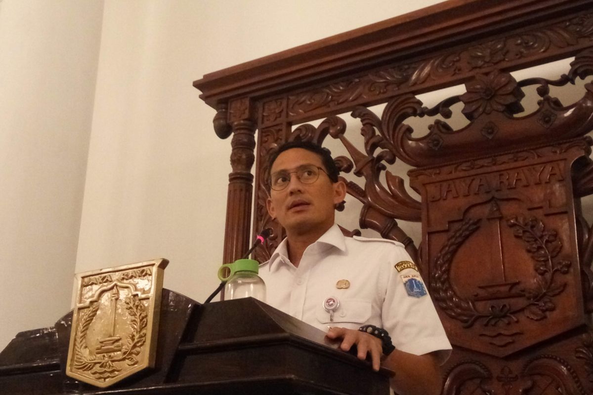 Wakil Gubernur DKI Jakarta Sandiaga Uno