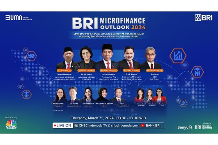 BRI kembali menyelenggarakan BRI Microfinance Outlook 2024. 