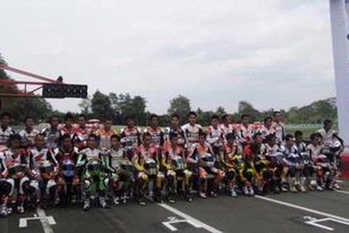 Pra pebalap yang tampil di Indoprix.