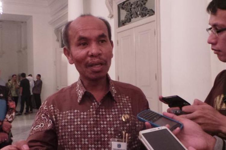 Kepala Dinas Pendidikan DKI Jakarta Lasro Marbun, di Balaikota Jakarta, Kamis (7/8/2014).