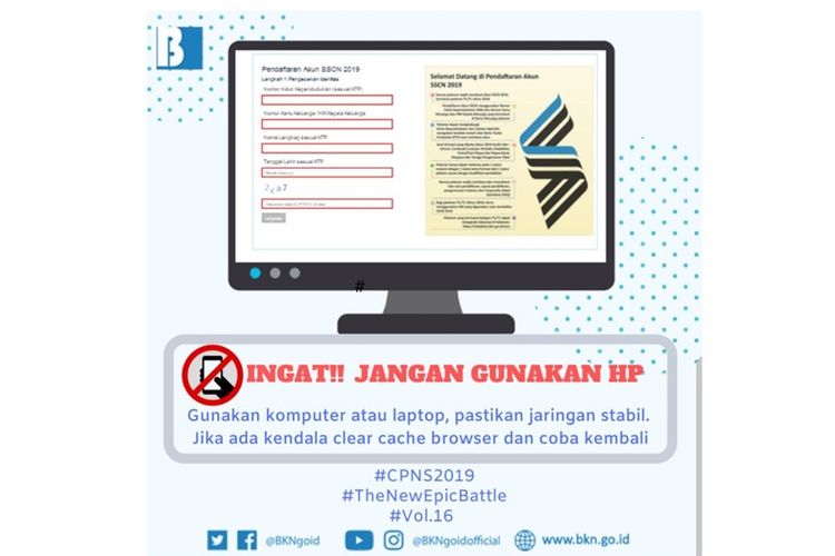 Daftar Lengkap Link Dan Formasi Cpns 2019 Di 64 Kementerian Dan Lembaga Halaman All Kompas Com