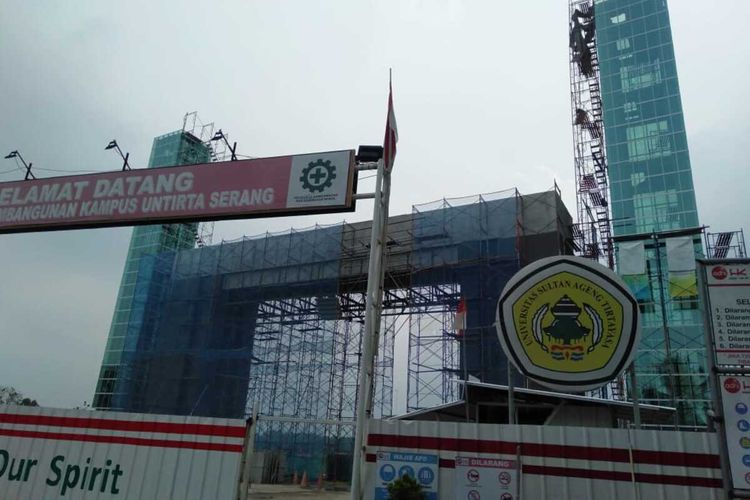 Kampus Baru Universitas Sultan Ageng Tirtayasa (Untirta) di Sindangsari, Kota Serang, Banten, Kamis (26/12/2019)