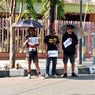 Mahasiswa 'Adem', Seniman Gelar Aksi Diam di Depan Kantor DPRD Salatiga