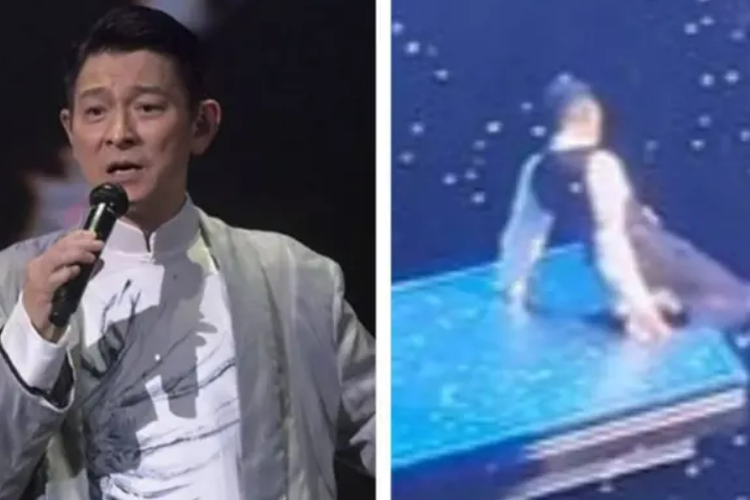 Andy Lau Hampir Jatuh dari Panggung Setinggi 4 Meter