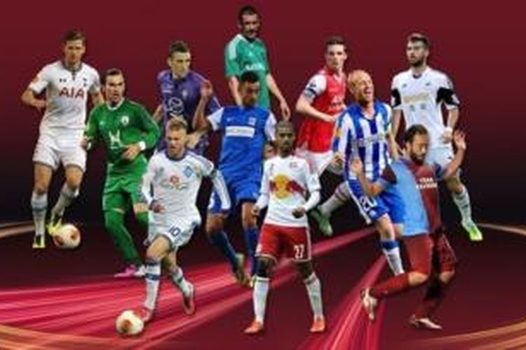 Tim Terbaik XI pada fase grup Liga Europa 2013 versi UEFA.