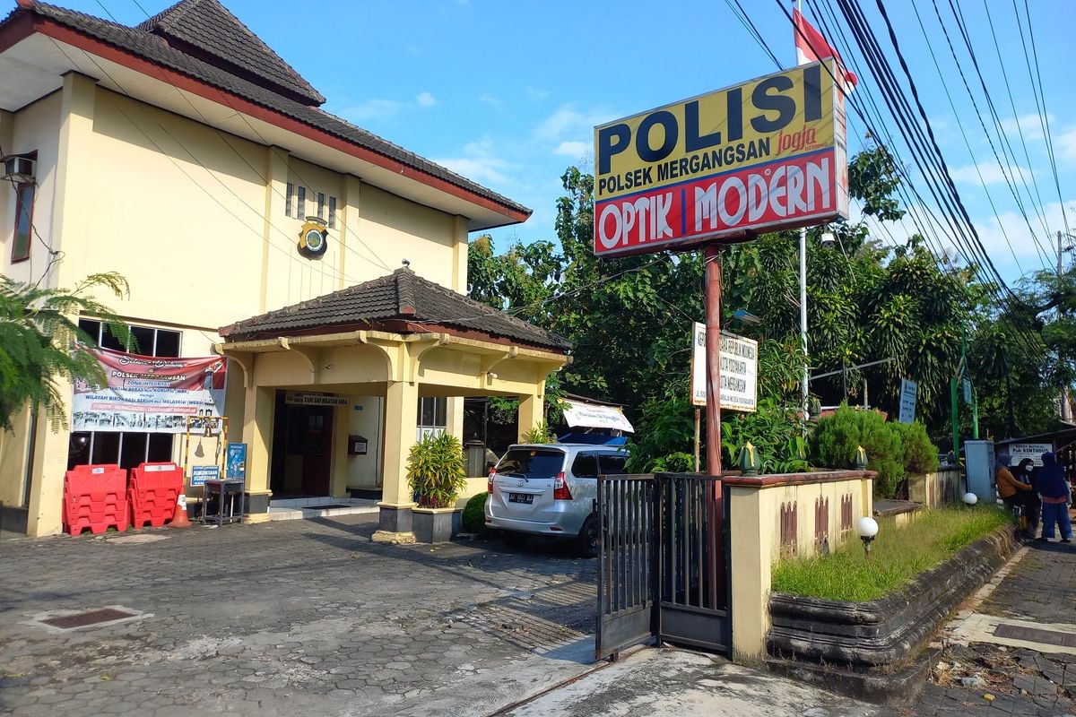 Suasana Polsek Mergangsan Jumat (22/4/2022)